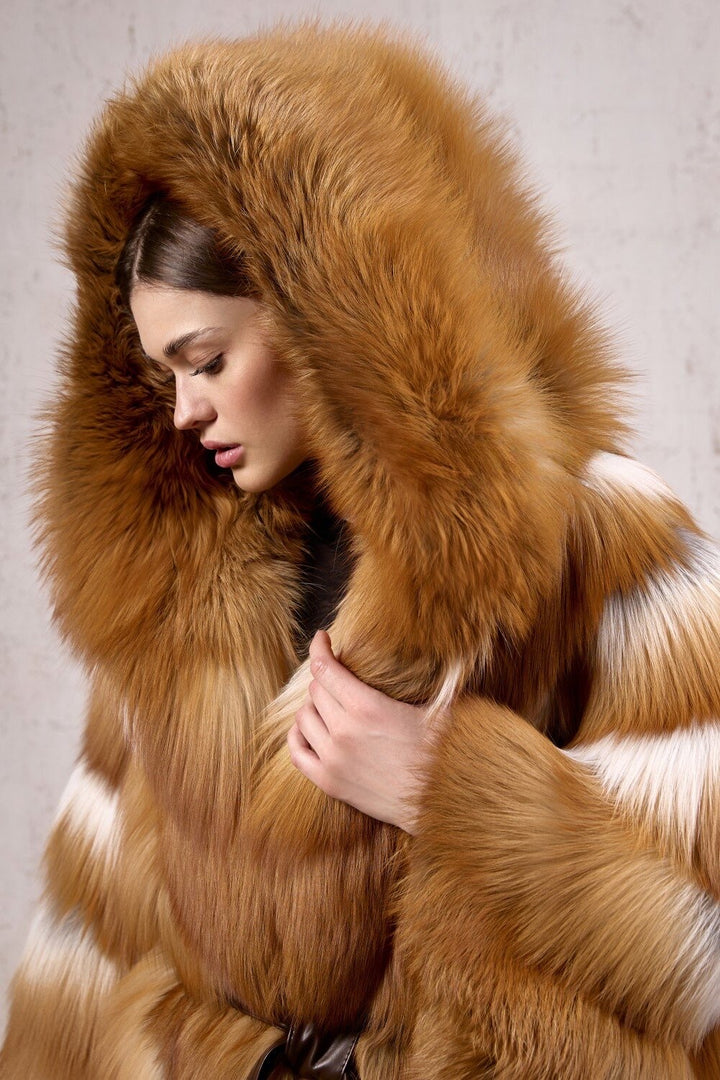 Manteau en fourrure Amelie Fox