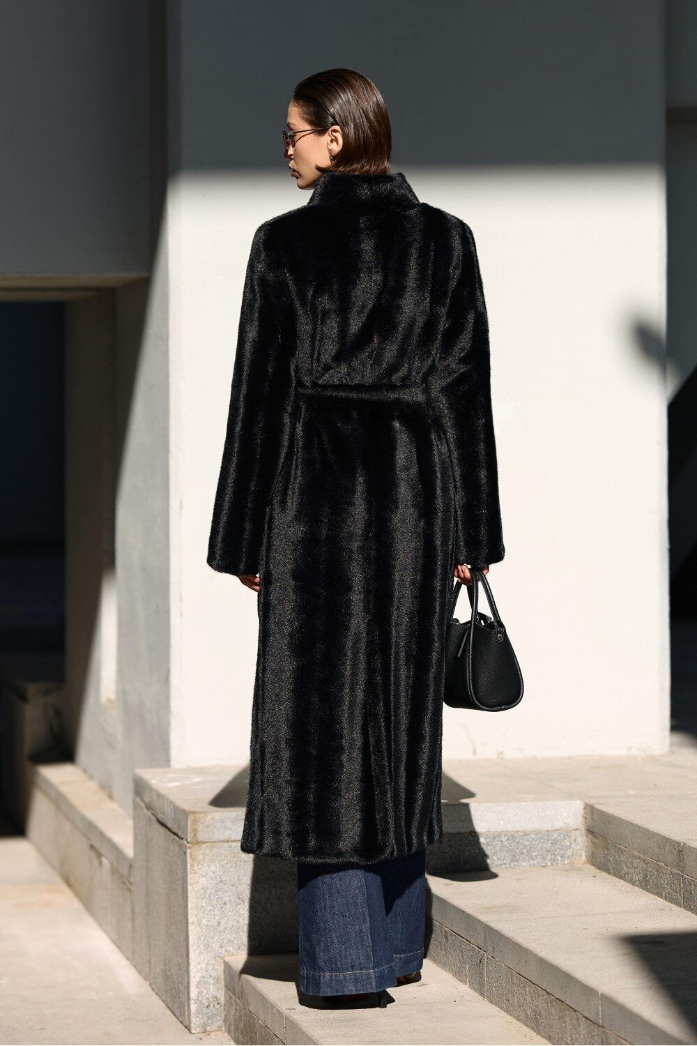 Manteau en fausse fourrure MELVA