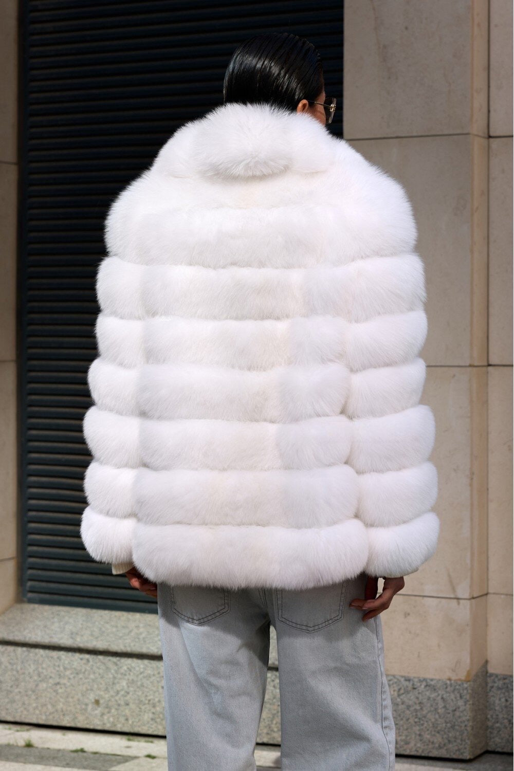 Manteau en fourrure de renard Ramona