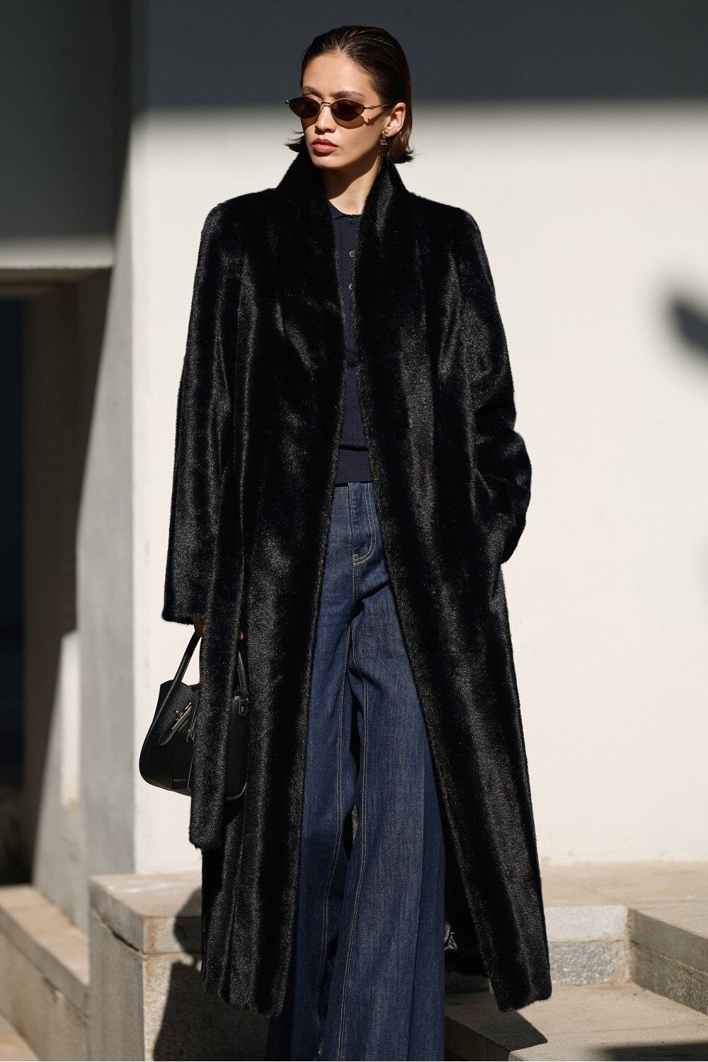 Manteau en fausse fourrure MELVA