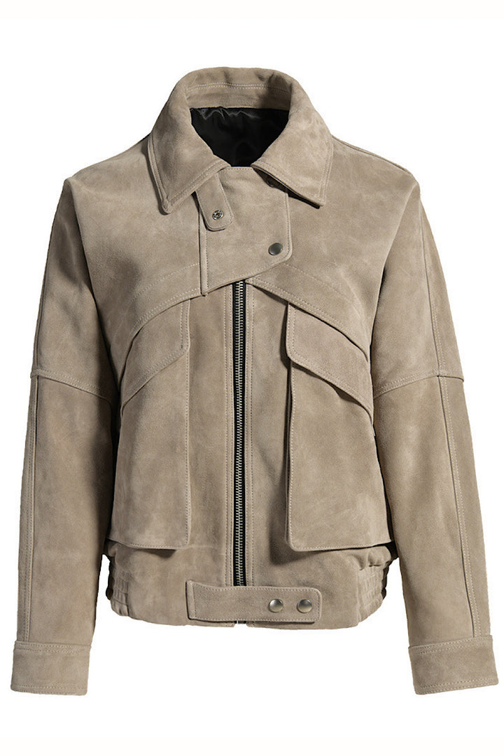 Veste en daim ODETTE