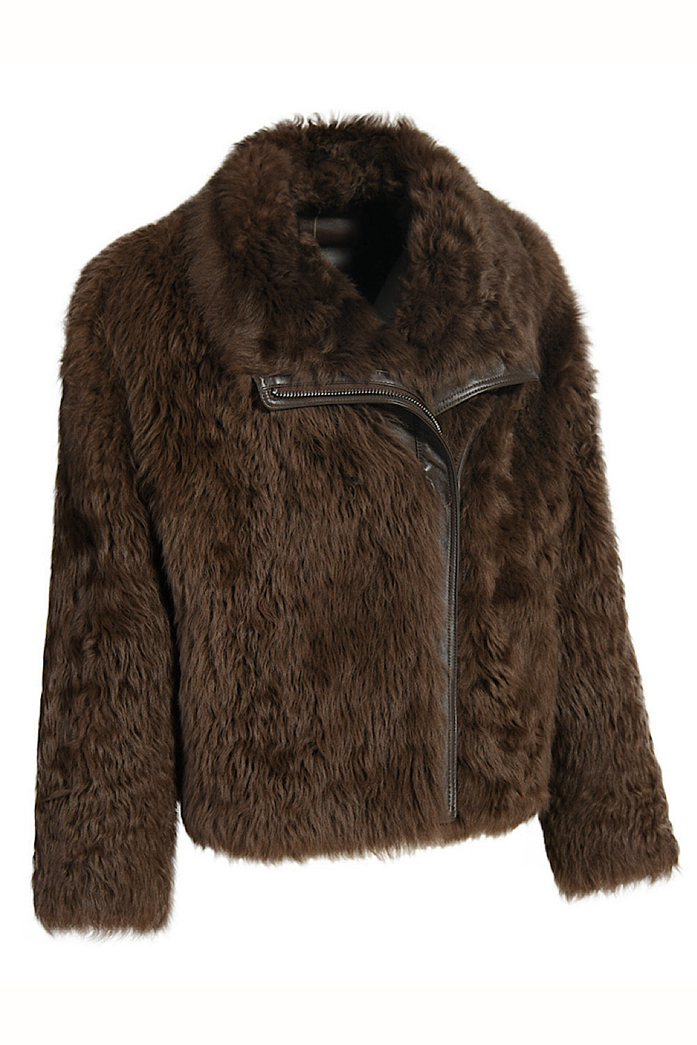 Veste en peau retournée Umbria