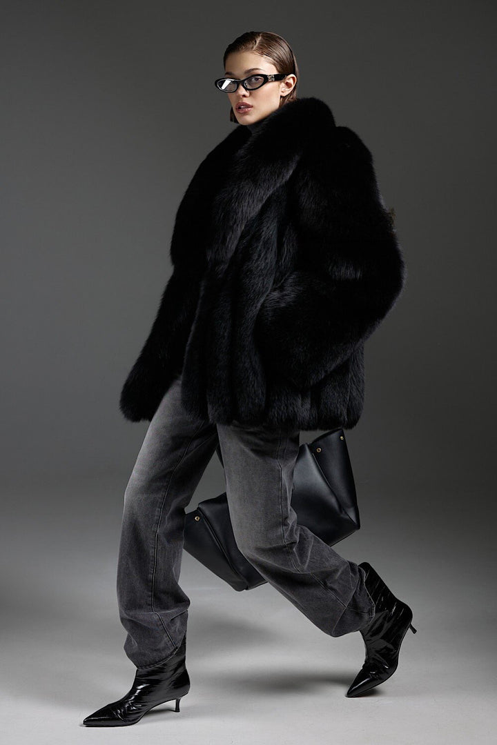 Manteau en fourrure de renard CORRIN