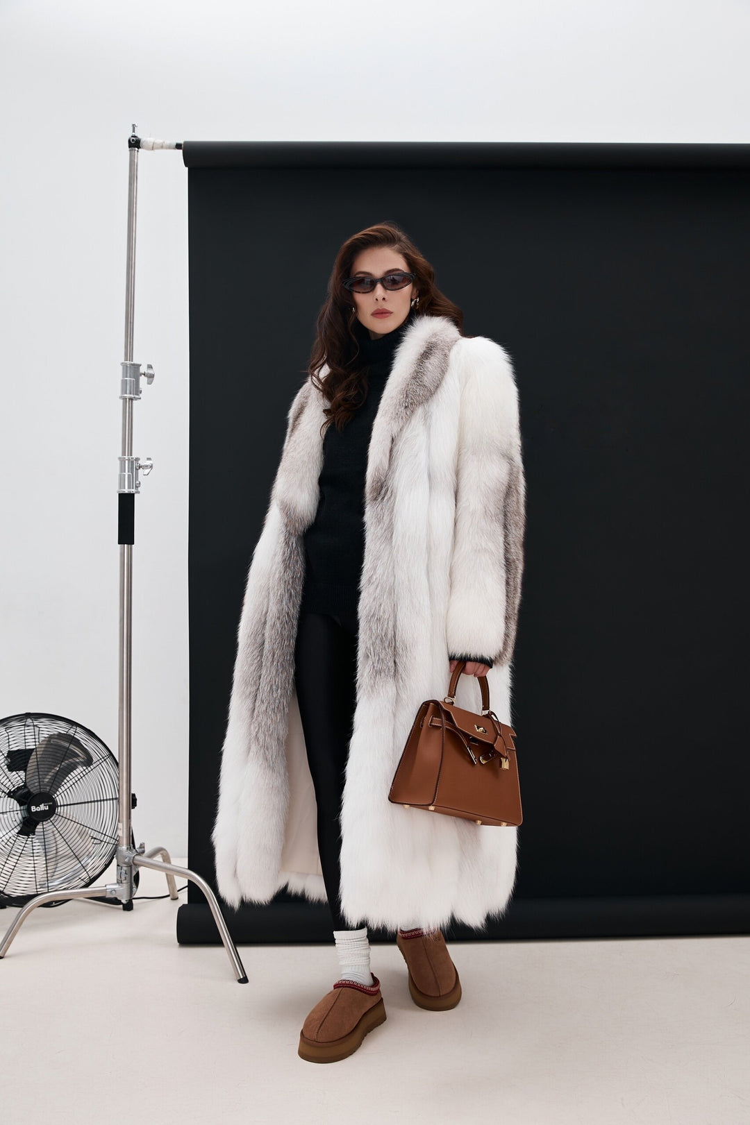 Manteau en fourrure de renard OLGA