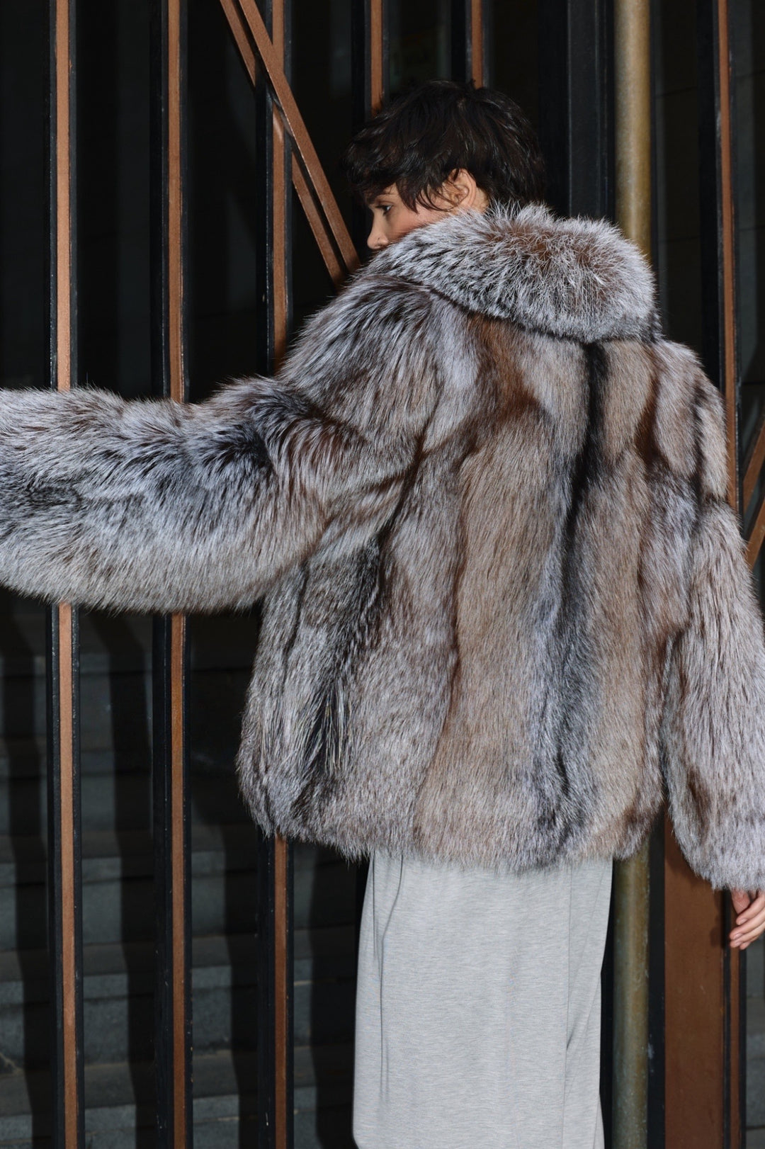 Manteau en fourrure de renard CORRIN