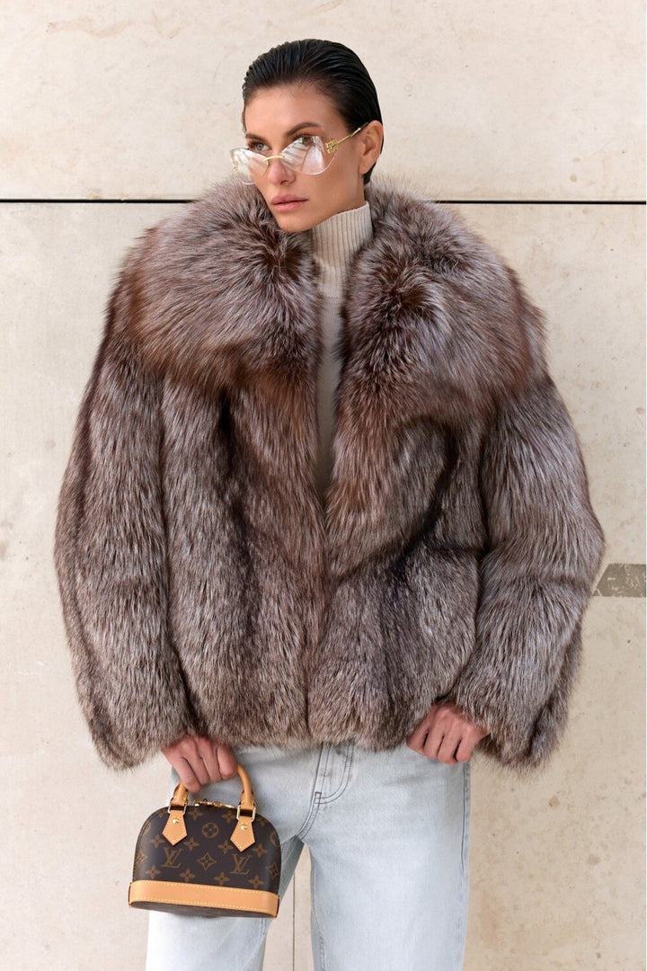 Manteau en fourrure de renard CHIARA