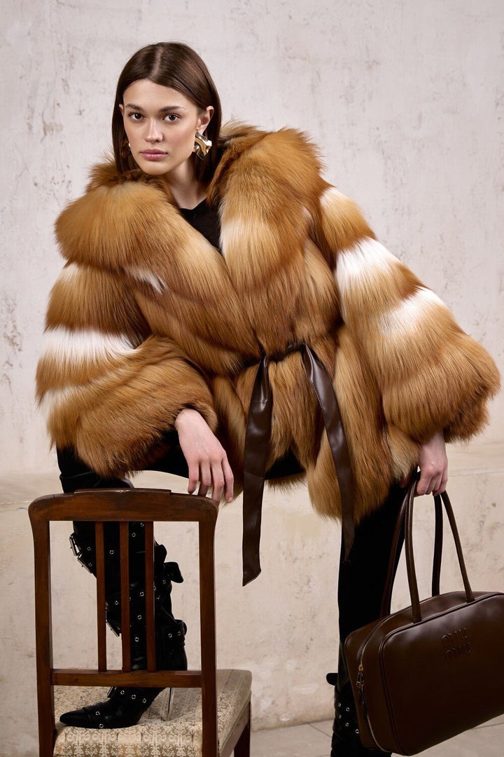 Manteau en fourrure Amelie Fox