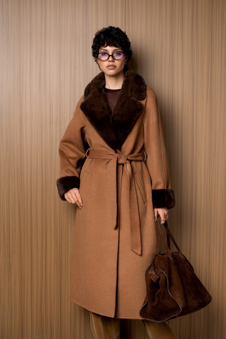 Manteau en laine Frida