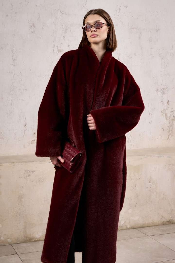 Manteau en fausse fourrure MELVA