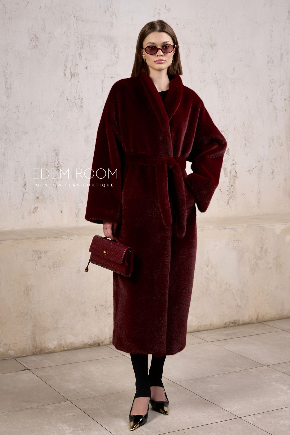 Manteau en fausse fourrure MELVA