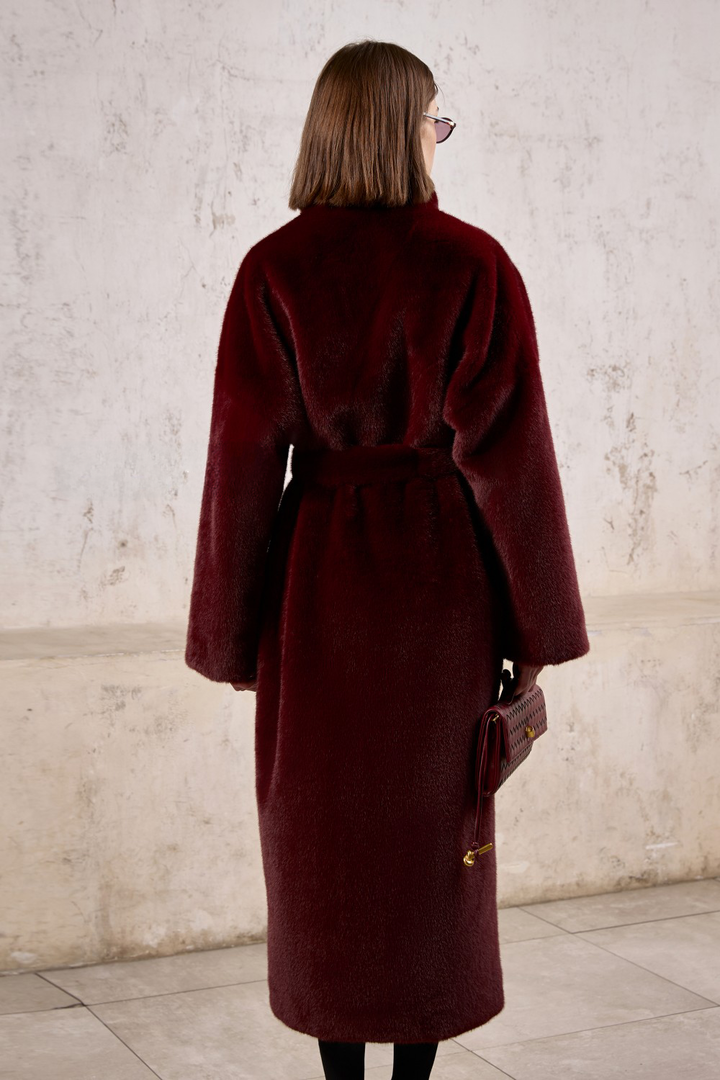 Manteau en fausse fourrure MELVA