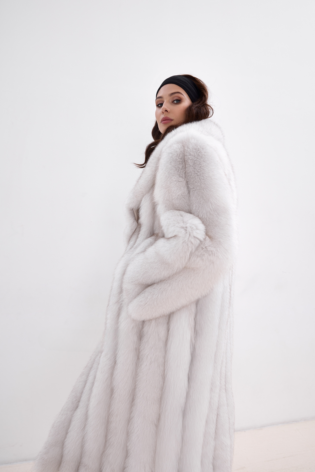 Manteau en fourrure de renard OLGA