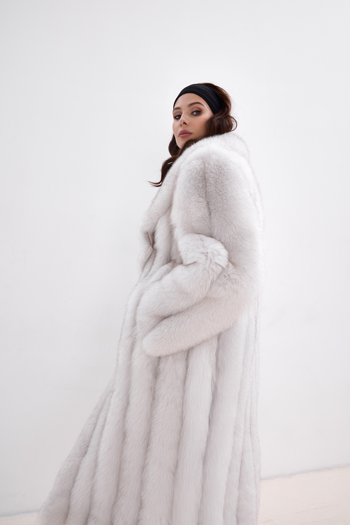 Manteau en fourrure de renard OLGA