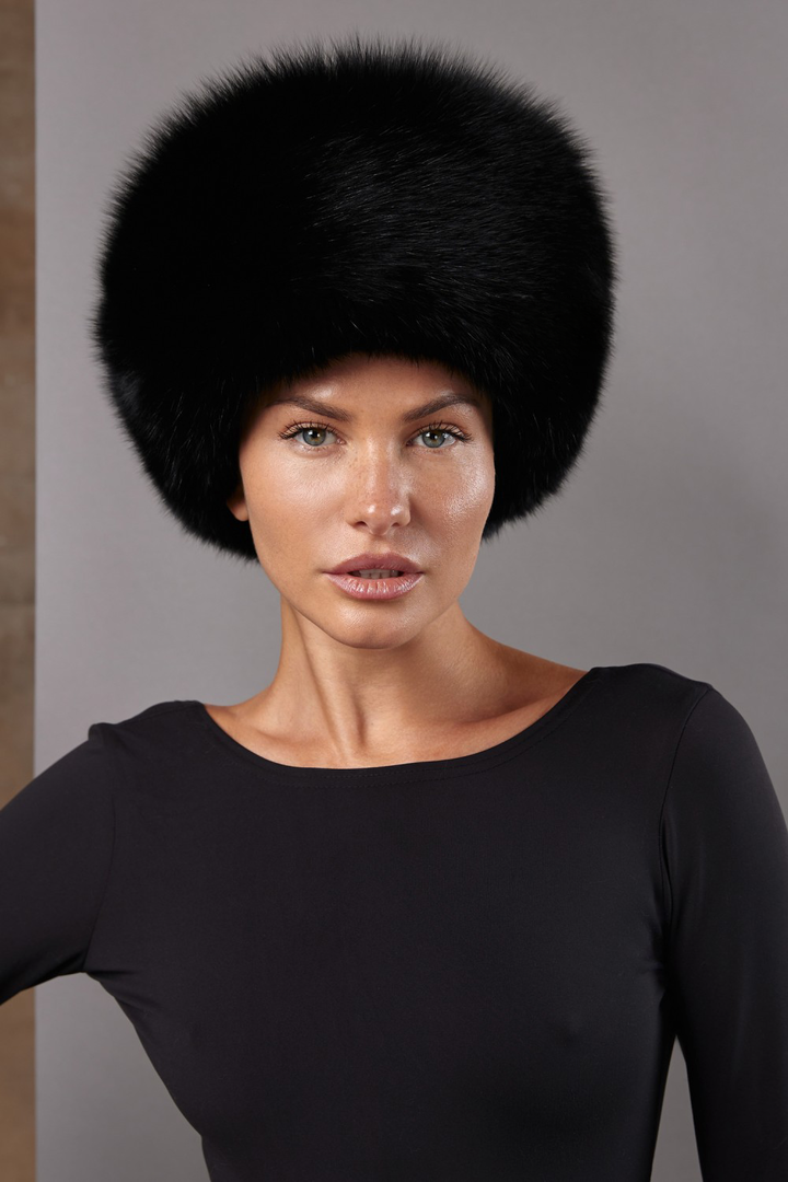 Chapeau en fourrure de renard slave