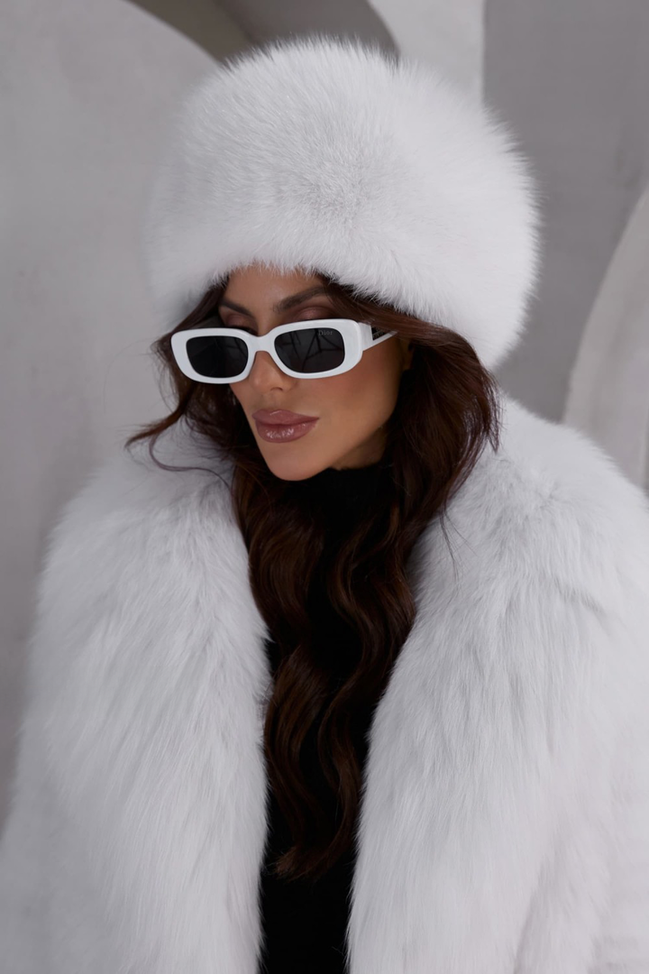 Chapeau en fourrure de renard slave