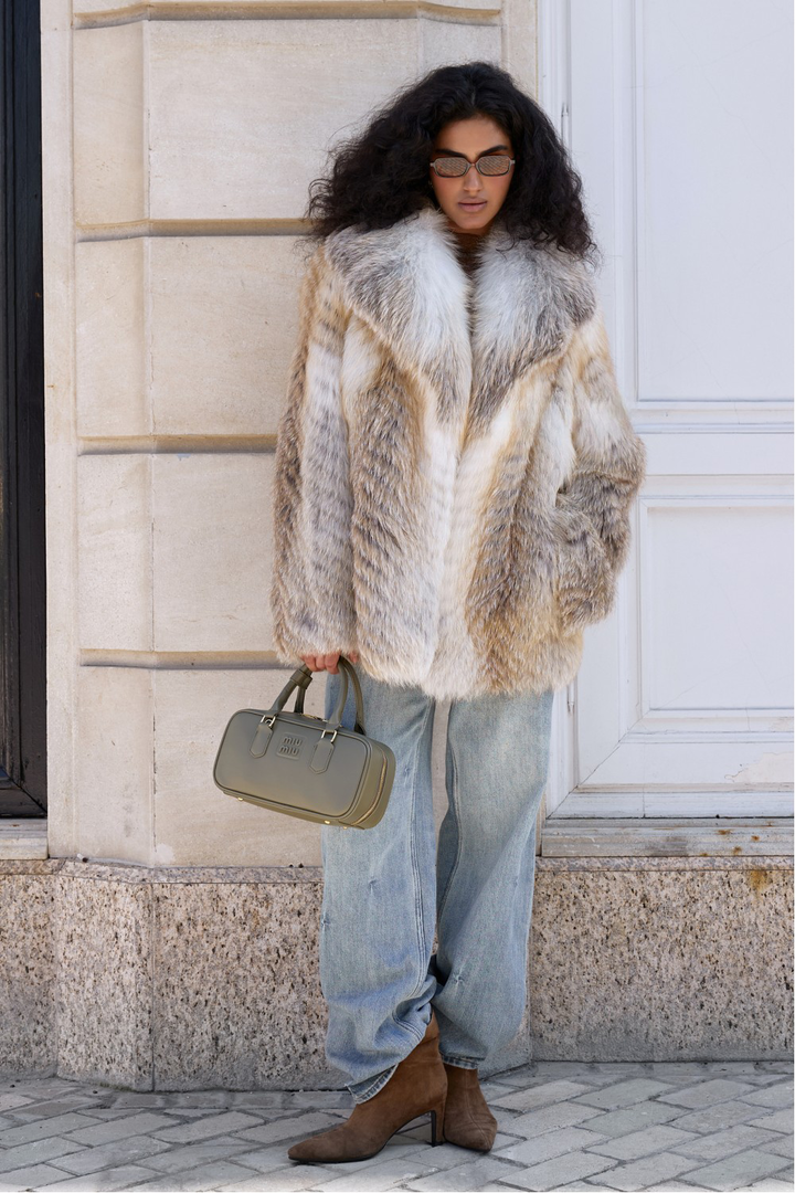 Manteau en fourrure de renard BECKY