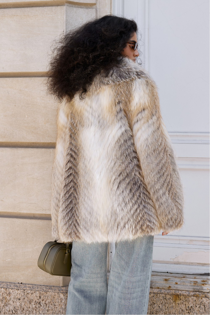 Manteau en fourrure de renard BECKY