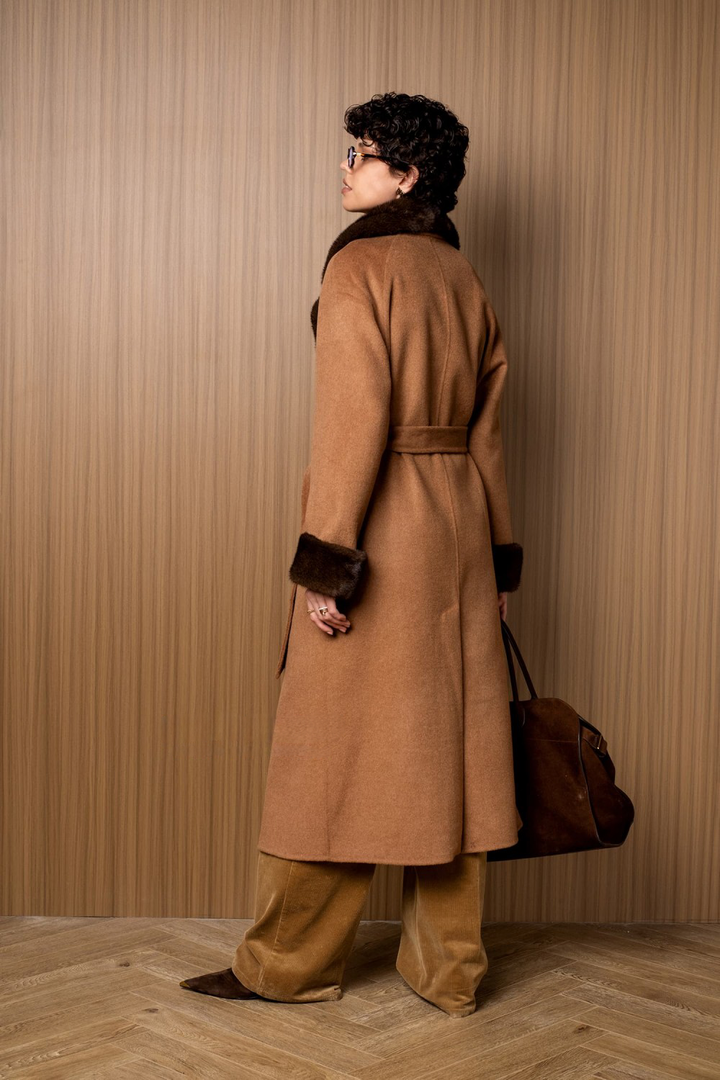 Manteau en laine Frida