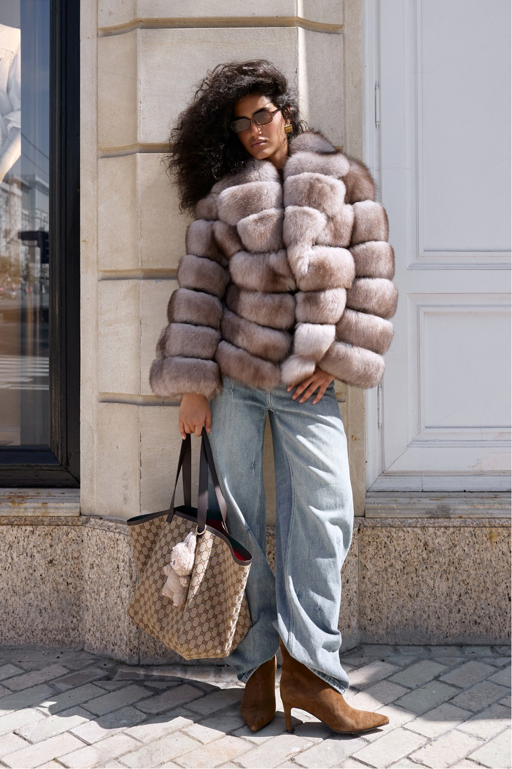 Manteau en fourrure de renard Ramona