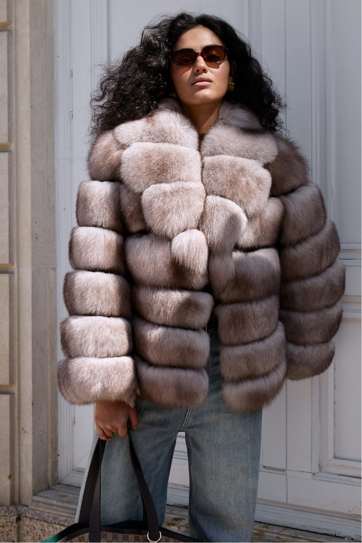 Manteau en fourrure de renard Ramona