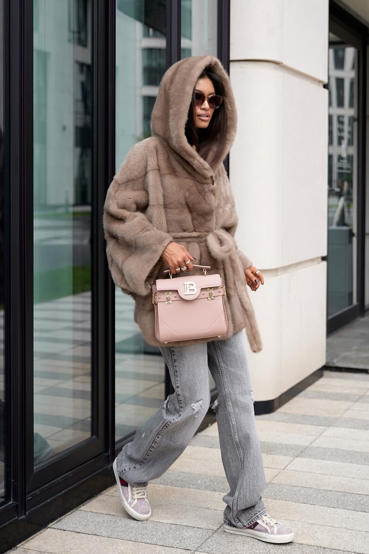 Manteau en vison Alina