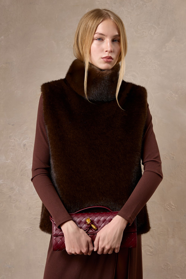 Veste en vison Charlotte Castagne