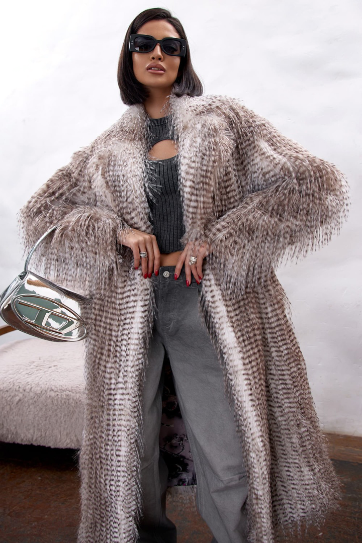 Manteau en fausse fourrure CARA