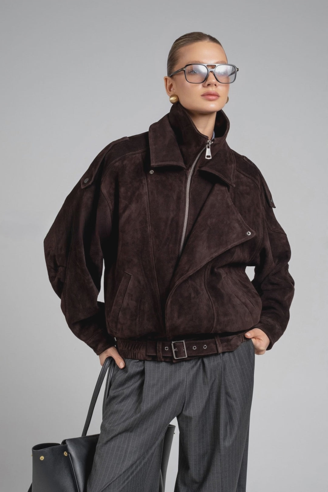 Veste en daim Valentina