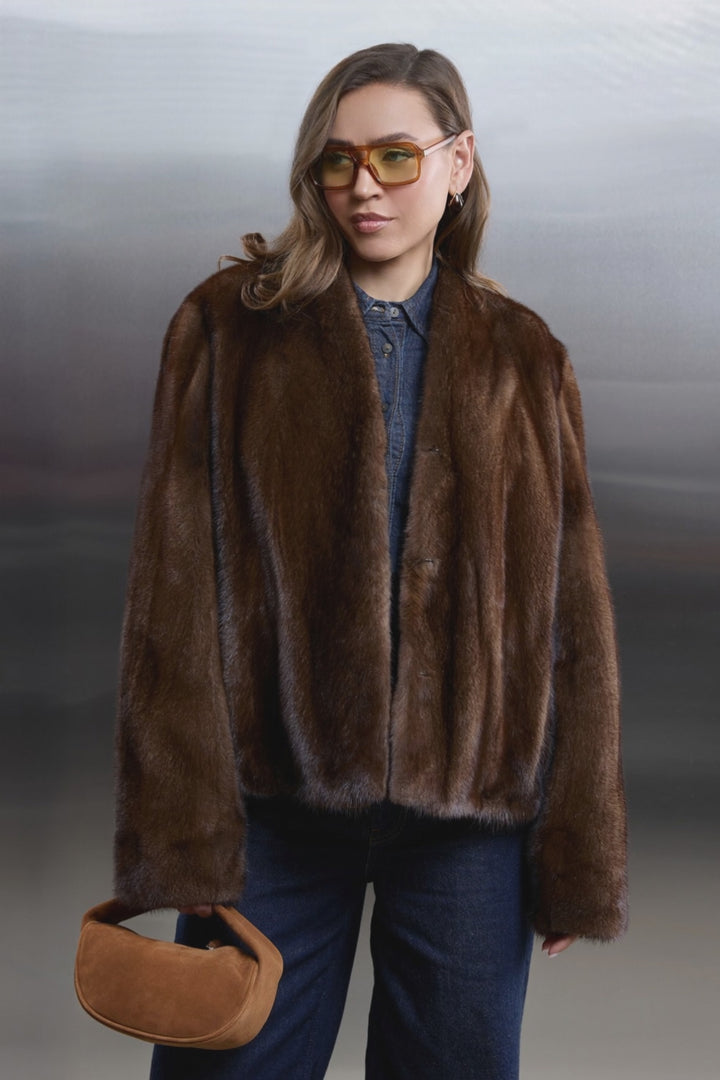 Manteau en vison CALIA