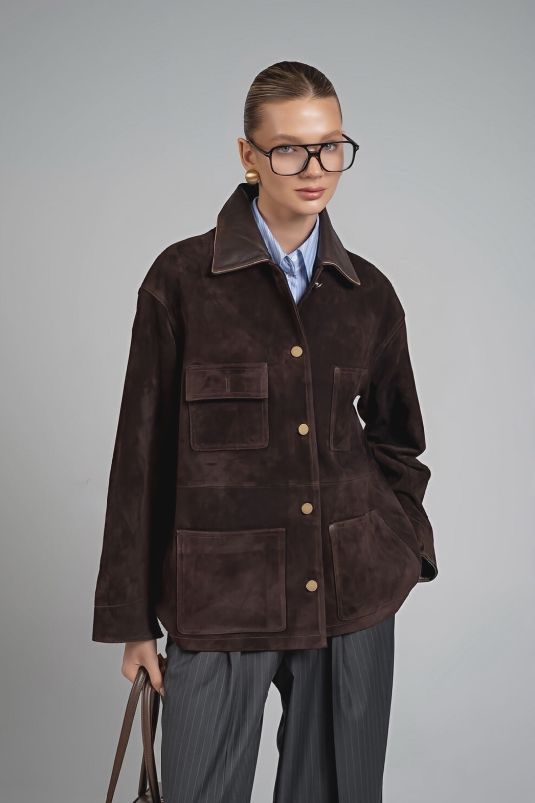 Veste en daim Hailey