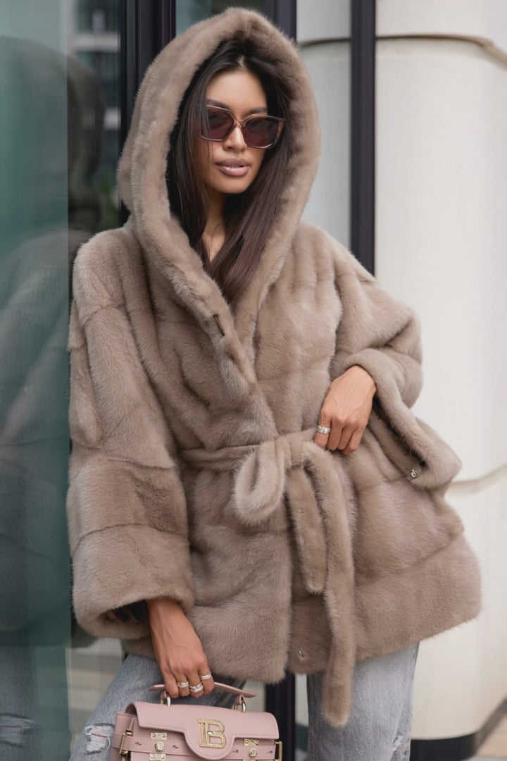 Manteau en vison Alina