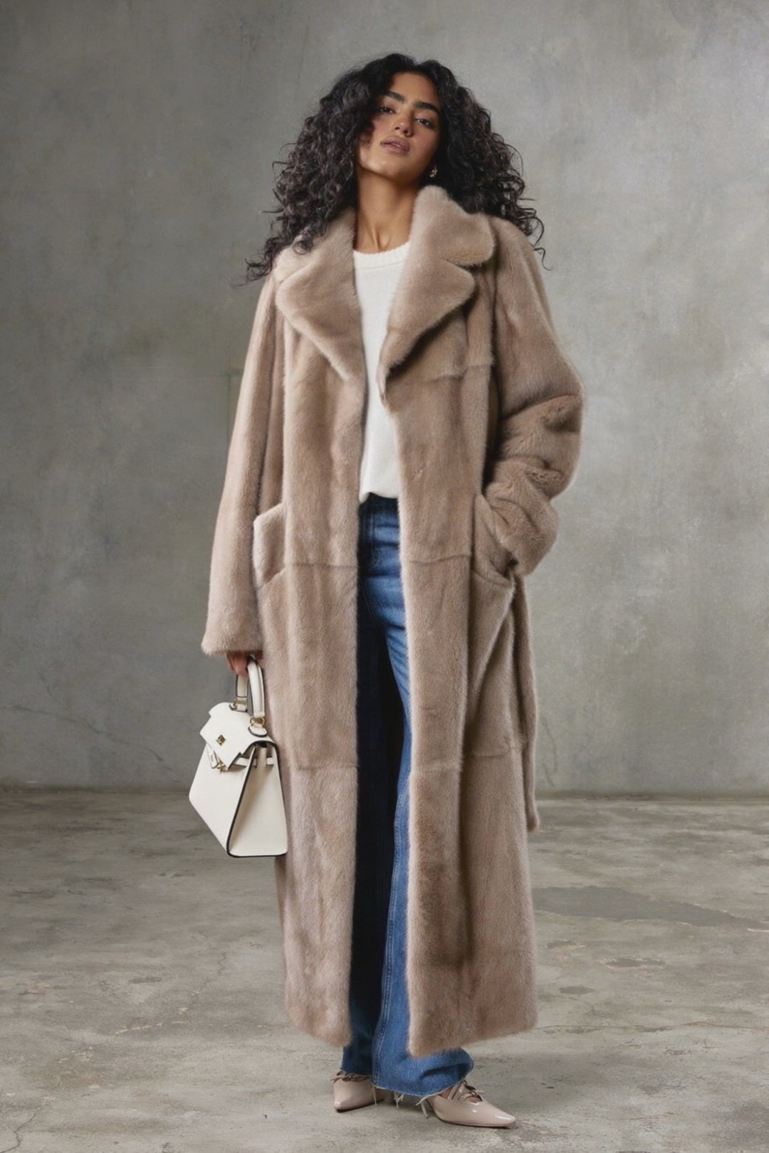 Manteau en vison Carina