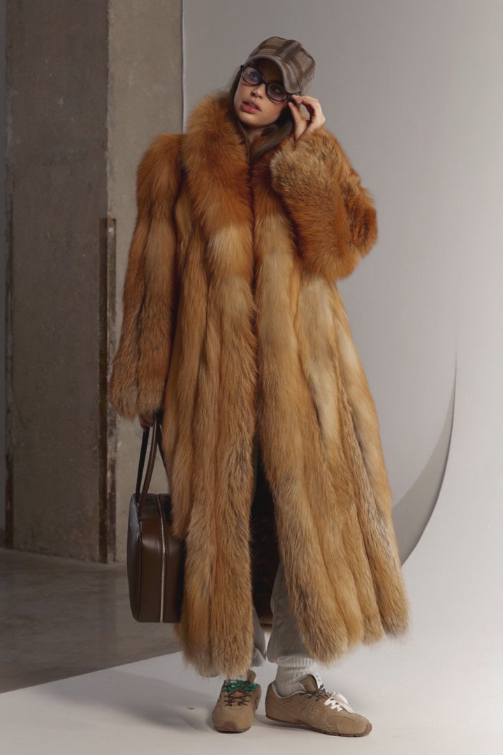 Manteau en fourrure de renard OLGA