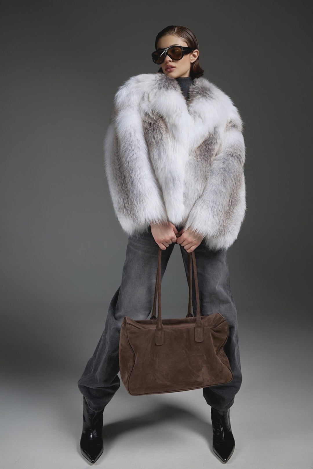 Manteau en fourrure de renard KILLIAN